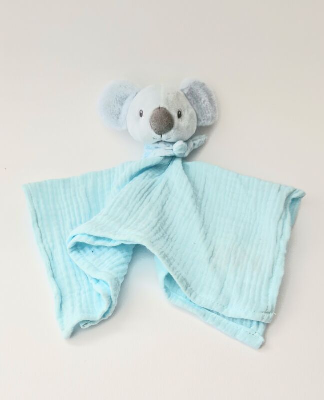  lange coton koala bleu turquoise 25 cm 